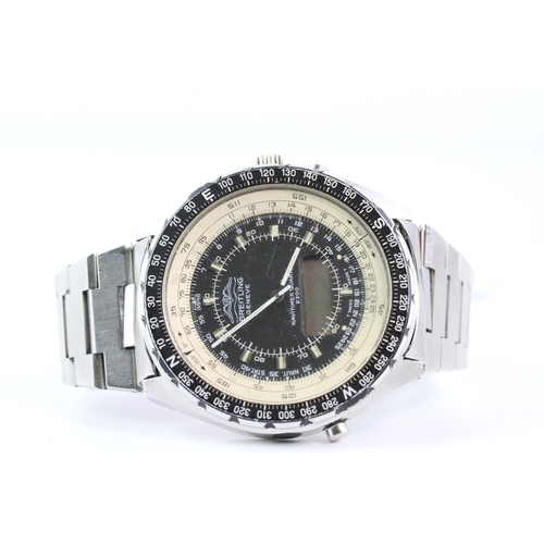 413 - *PRIVATE COLLECTION* BREITLING NAVITIMER QUARTZ 2300 JUPITER REFERENCE 80390, circular black dial wi... 