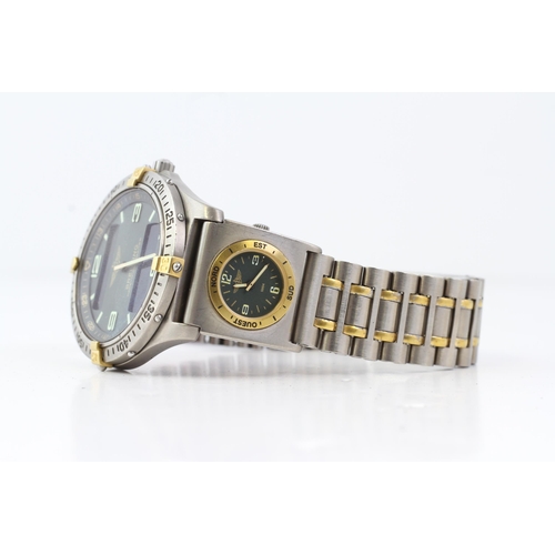 422 - *PRIVATE COLLECTION* BREITLING AEROSPACE REPETITION MINUTES UTC WITH BOX REFERENCE F65062, circular ... 