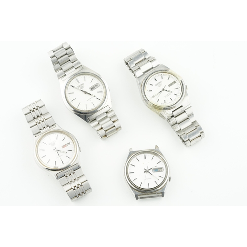 82 - GROUP OF 4 SEIKO WRISTWATCHES, job lot of seiko wristwatches, not currently running.*** Please view ... 