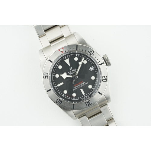 95 - TUDOR HERITAGE BLACK BAY 41 BRAND NEW UNWORN W/ BOX & GUARANTEE PAPERS REF. 79730, circular back dia... 