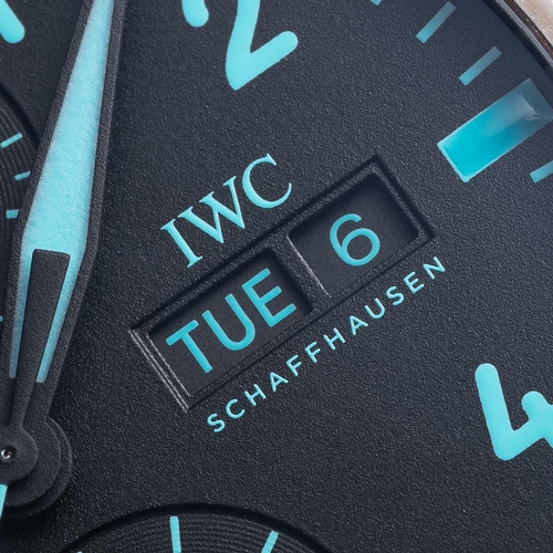 35 - GENTLEMAN'S IWC PILOTS MERCEDES AMG PETRONAS F1, IW388108, AUGUST 2022 BOX & PAPERS, circular matte ... 