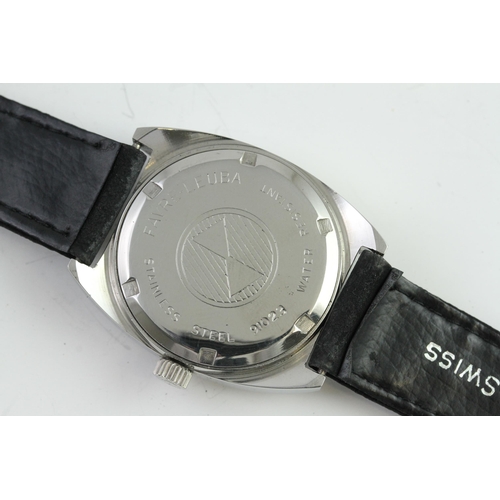 57 - *TO BE SOLD WITHOUT RESERVE* FAVRE LEUBA SEA KING, circular silver dial with baton hour markers, 31m... 