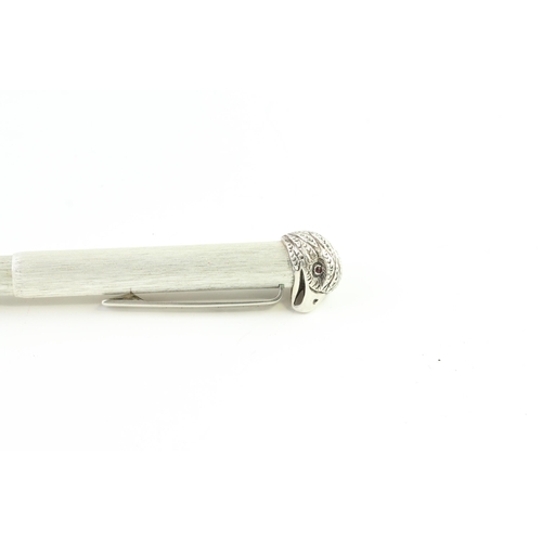 73 - Dunhill Silver Eagle Pen with Box