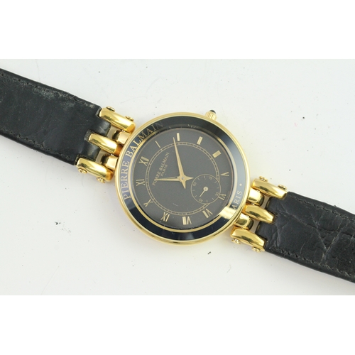 272 - PIERRE BALMAIN QUARTZ WRISTWATCH WITH BOX, 33.5mm case,  ETA 980.163 quartz movement, comes with box... 