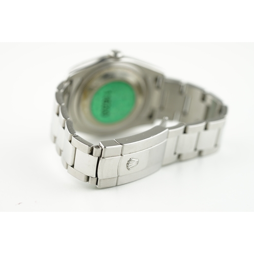 220 - ROLEX OYSTER PERPETUAL DATEJUST ROULETTE W/ GUARANTEE PAPERS REF. 116200 CIRCA 2007 Z SERIAL, circul... 