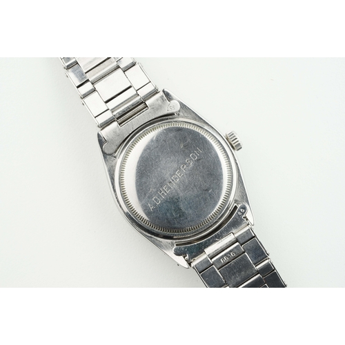 335 - ROLEX OYSTER PERPETUAL EXPLORER GLOSS DIAL REF. 6610 CIRCA 1957, circular black dial with hour marke... 