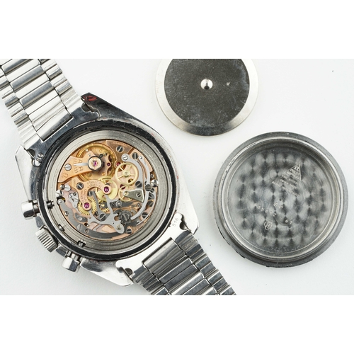 338 - OMEGA SPEEDMASTER PROFESSIONAL CHRONOGRAPH REF. 145012-67 CAL. 321, circular black dial with hour ma... 