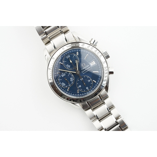 191 - OMEGA SPEEDMASTER DATE AUTOMATIC CHRONOGRAPH W/ GUARANTEE CARD REF. 351380.00 CIRCA 2010S, circular ... 