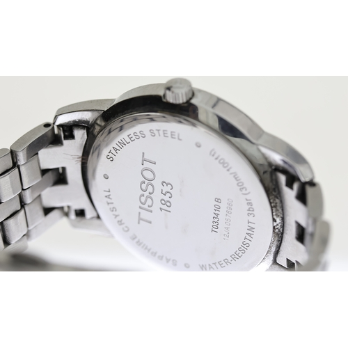 144 - TISSOT CLASSIC DREAM REF T033410B, approx 36mm white dial, Roman Numeral hour markers, date aperture... 