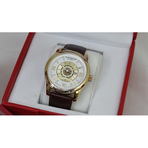 204 - ***TO BE SOLD WITHOUT RESERVE*** JOB LOT OF 3 MASTERTIME WATCHES W/BOXES. SOLD AS SEEN.