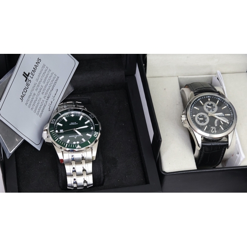 205 - ***TO BE SOLD WITHOUT RESERVE*** JOB LOT OF 4 WATCHES W/BOXES INCLUDING TEVISE, CHARLES JOURDAN, RES... 