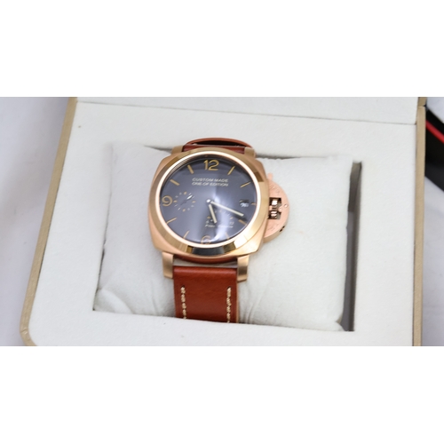 206 - ***TO BE SOLD WITHOUT RESERVE*** JOB LOT OF 8 WATCHES W/BOXES INCLUDING GIANNI SABATINI, KRUG-BAUMEN... 