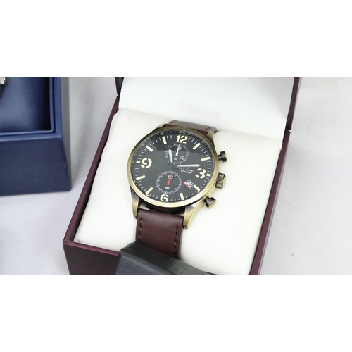 207 - ***TO BE SOLD WITHOUT RESERVE*** JOB LOT OF 8 WATCHES W/BOXES INCLUDING ACCURIST, MINI FOCUS & AVIA.... 