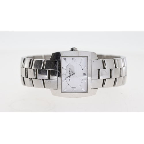 221 - ***TO BE SOLD WITHOUT RESERVE*** BAUME & MERCIER GENEVE REF 3694020 W/BOX, OUTER BOX & GUARANTEE CAR... 