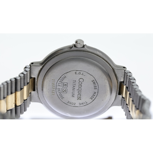 227 - ****TO BE SOLD WITHOUT RESERVE*** LONGINES TI V.K.P QUARTZ W/INNER & OUTER BOX REF 21807437, approx ... 