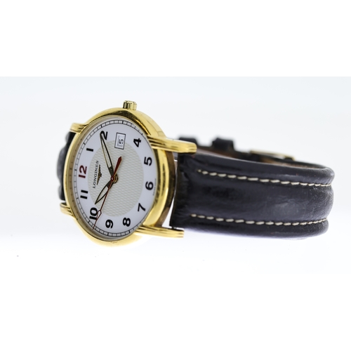 228 - ***TO BE SOLD WITHOUT RESERVE*** LONGINES REF L4.697.2 W/BOX, approx 34mm dial, date aperture at 3 o... 