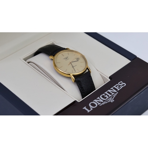 236 - ****TO BE SOLD WITHOUT RESERVE*** LONGINES PRESENCE W/BOX REF 24811674, approx 32mm dial, date apert... 