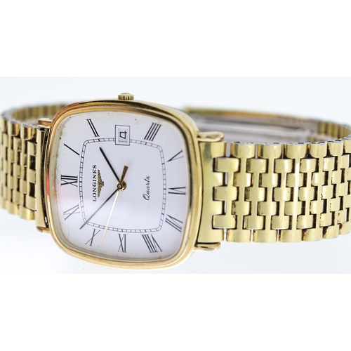 238 - ***TO BE SOLD WITHOUT RESERVE*** LONGINES QUARTZ REF 24280990 W/BOX, approx 30mm dial, Roman Numeral... 