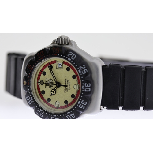 245 - ***TO BE SOLD WITHOUT RESERVE***TAG HEUER DIVER WATCH REF 371.508 W/BOX & GUARANTEE CARD, approx 28m... 