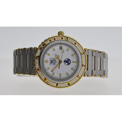 TAG HEUER EXECUTIVE SKIPPER REF 915.813 approx 35mm white dial