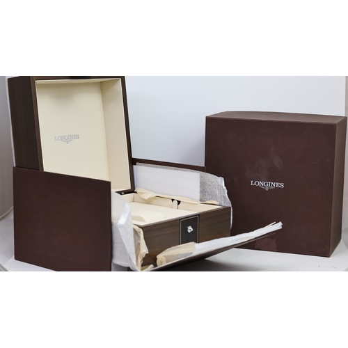 404 - ***TO BE SOLD WITHOUT RESERVE*** LONGINES WATCH BOXES WITH WOODEN INNER BOXES 'HERITAGE MILITARY' & ... 