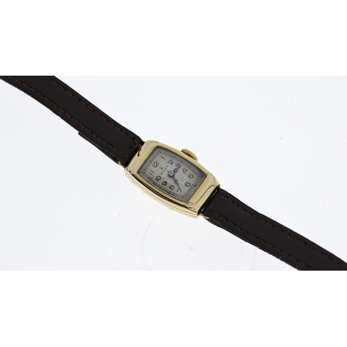 431 - LADIES 1934 ROLEX COCKTAIL WATCH,  rectangular cushion case, signed dial, Arabic numerals, reference... 