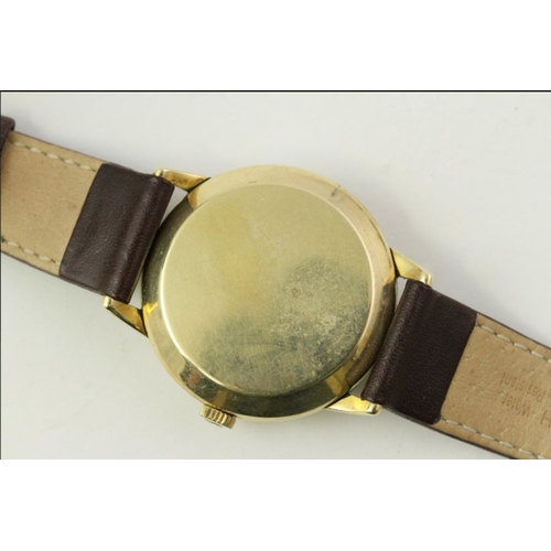 325 - VINTAGE OMEGA BUMPER AUTOMATIC GOLD FILLED CIRCA 1944, circular white dial with roman numeral hour m... 