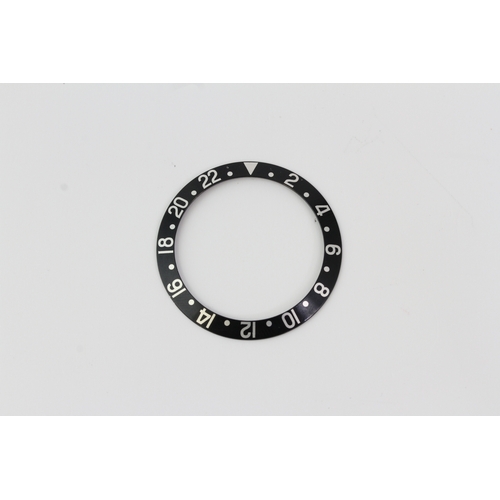 348 - ROLEX GMT MASTER BLACK FAT FONT BEZEL INSERT