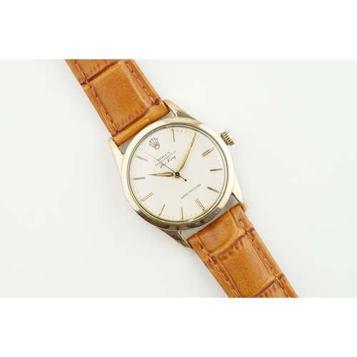 414 - ROLEX OYSTER PERPETUAL AIR-KING SUPER PRECISION W/ GUARANTEE PAPERS REF. 5500 CIRCA 1960, circular o... 