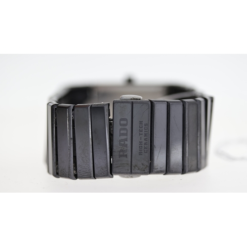 173 - RADO DIASTAR REF 01756193, approx 24mm black dial, with digital and analog functionality, round and ... 