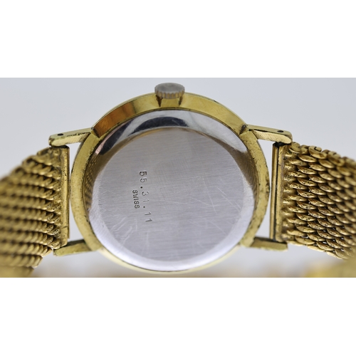 265 - GENTS ROTARY CIRCA 1950/1951, approx 32mm ivory dial with baton hour markers, gold plated bezel and ... 