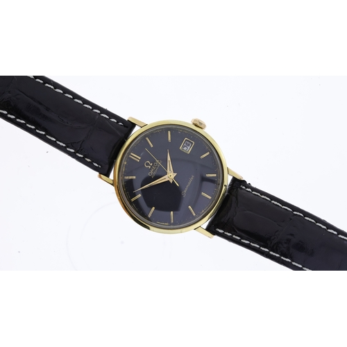 3 - VINTAGE OMEGA SEAMASTER AUTOMATIC CIRCA 1960's, circular black dial with baton hour markers, date ap... 