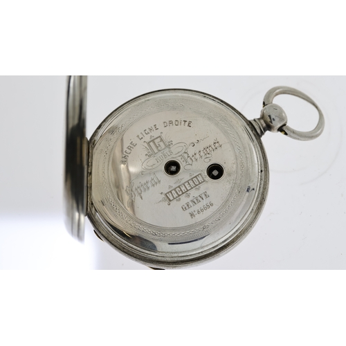 313 - VACHERON GENEVE SPIRAL BREGUET POCKET WATCH CIRCA 1800'S, approx 50mm dial, Roman Numeral hour marke... 