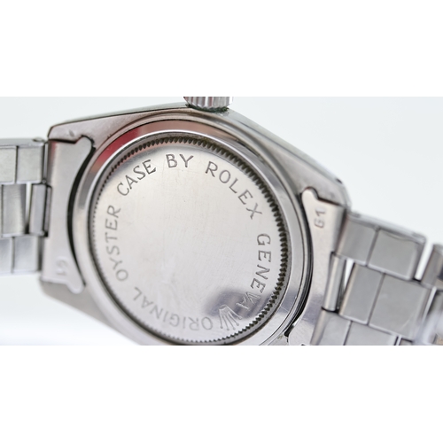 99 - VINTAGE TUDOR OYSTER REFERENCE 7934 CIRCA 1964, circular silver dial with baton hour markers, Tudor ... 