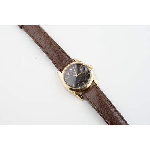 326 - ROLEX OYSTERDATE PRECISION GOLD PLATED GILT DIAL W/ BOX & GUARANTEE PAPERS REF. 6694 CIRCA 1961, cir... 