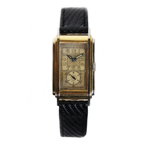 72 - RARE ROLEX PRINCE 'RAILWAY' WRISTWATCH REFERENCE 1862 CIRCA 1935, rare original dial, 23mm by 42mm 1... 