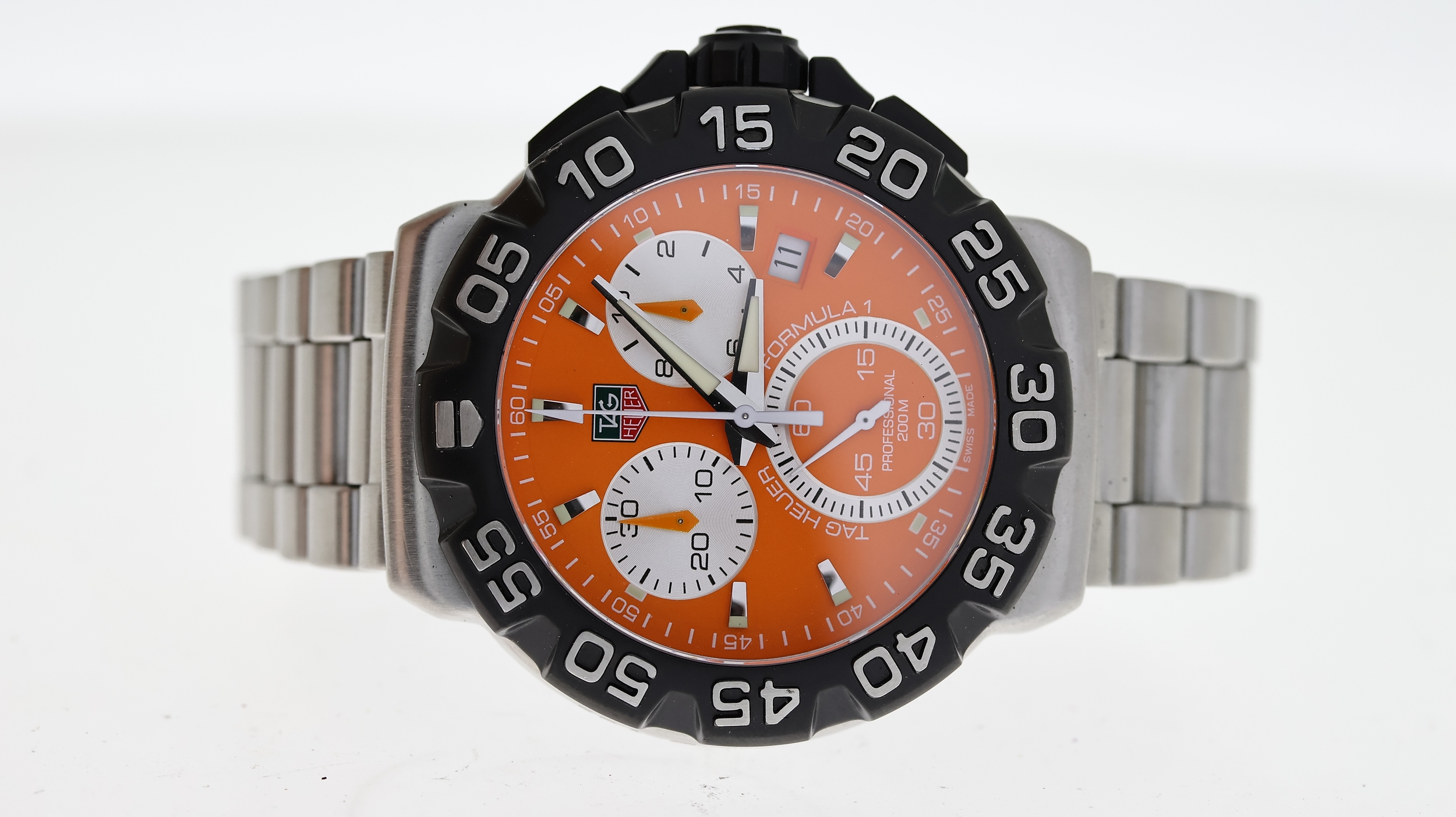 TAG HEUER CHRONOGRAPH REFERENCE CAH1113 WITH WARRANTY CARD AND