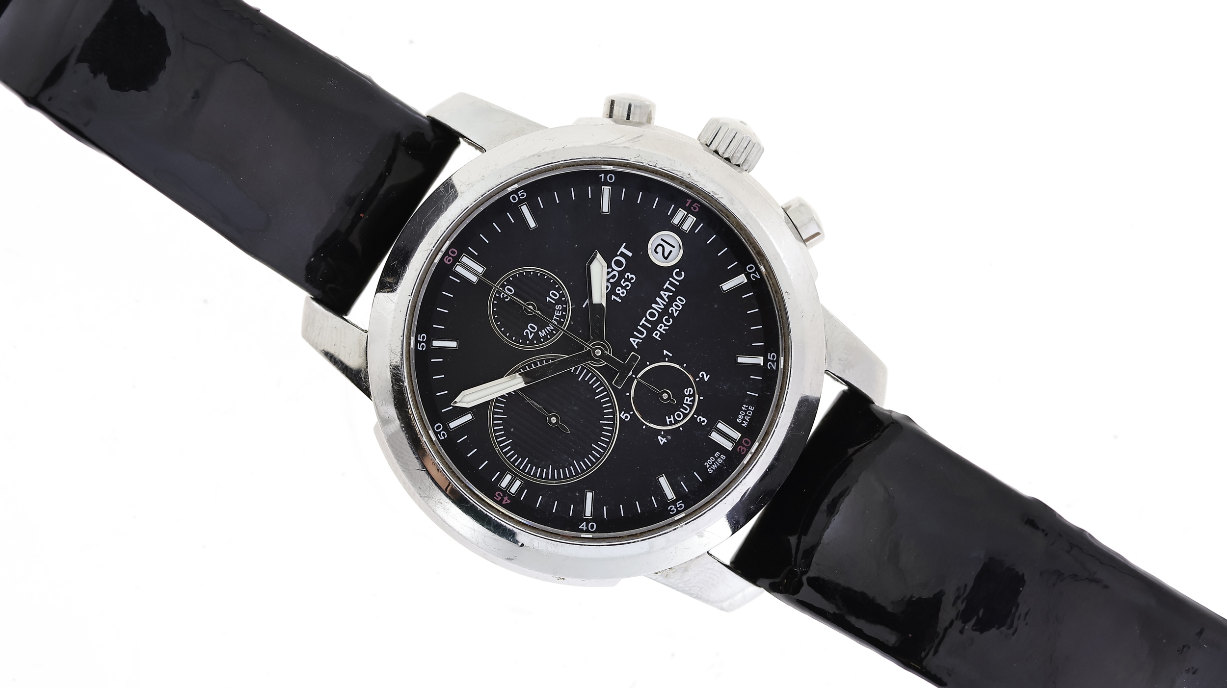 Tissot men's prc discount 200 automatic chronograph watch