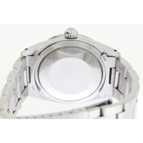 12 - VINTAGE ROLEX EXPLORER REFERENCE 1016 CIRCA 1975 W/BOX, circular black service tritium dial with bat... 