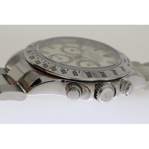 14 - RARE ROLEX DAYTONA 'PANNA LEMON' DIAL 116520 Y SERIAL CIRCA 2002, circular rare 'panna lemon' dial w... 