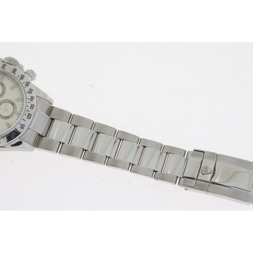 14 - RARE ROLEX DAYTONA 'PANNA LEMON' DIAL 116520 Y SERIAL CIRCA 2002, circular rare 'panna lemon' dial w... 