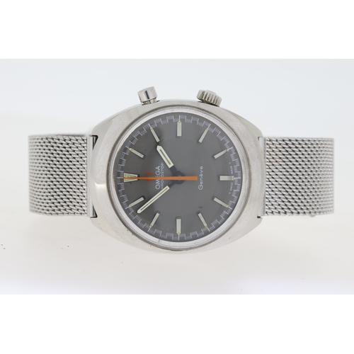 17 - VINTAGE OMEGA CHRONOSTOP REF 145.009/145.010 CIRCA 1969, circular grey dial with baton hour markers,... 