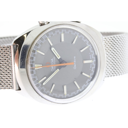 17 - VINTAGE OMEGA CHRONOSTOP REF 145.009/145.010 CIRCA 1969, circular grey dial with baton hour markers,... 