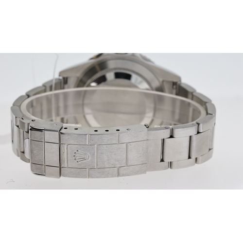 31 - ROLEX SUBMARINER 'KERMIT' REFERENCE 16610LV CIRCA 2006, circular gloss black dial with applied hour ... 
