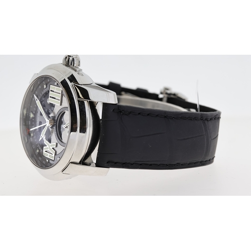 32 - BLANCPAIN L-EVOLUTION MOONPHASE 8 DAYS BOX AND PAPERS 2012 REFERENCE 8866-1134-53B, circular silver ... 