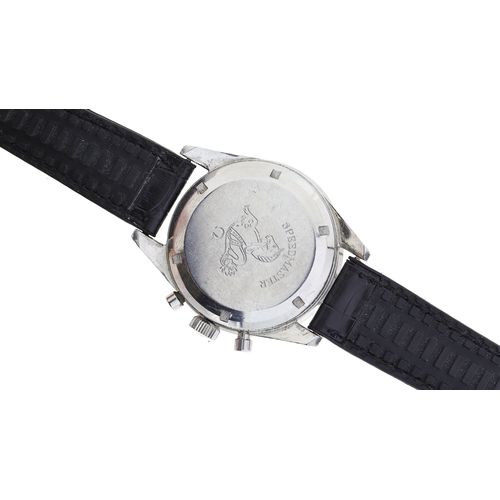 33 - VINTAGE OMEGA SPEEDMASTER REFERENCE 2998-61 WITH NAAFI EXTRACT 1962, circular black dial with baton ... 