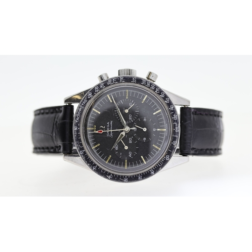 33 - VINTAGE OMEGA SPEEDMASTER REFERENCE 2998-61 WITH NAAFI EXTRACT 1962, circular black dial with baton ... 
