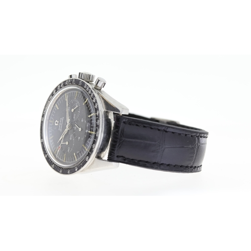33 - VINTAGE OMEGA SPEEDMASTER REFERENCE 2998-61 WITH NAAFI EXTRACT 1962, circular black dial with baton ... 