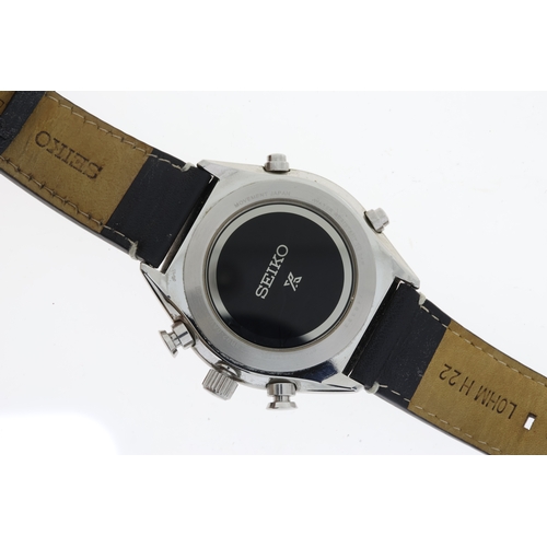 4 - SEIKO PROSPEX RADIO SYNC REFERENCE 8B92-0AV0 WITH BOX AND PAPERS, circular black dial with arabic nu... 