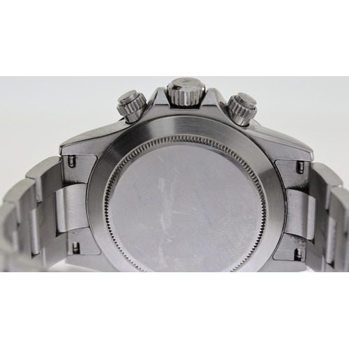 41 - ROLEX DAYTONA COSMOGRAPH REFERENCE 116520 CIRCA 2009, white dial with luminous hour markers, 40mm ca... 